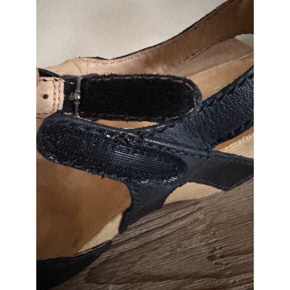 Dansko Tiffiani Black Maryjane Hook&Loop Closure Closed Toe Sandal Clog Size 41 - Picture 7 of 15